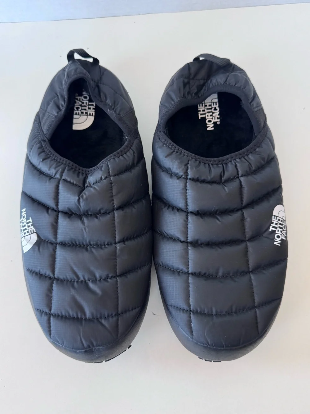 THE NORTH FACE MEN'S THERMOBALL TRACTION MULE V BLACK SLIP ON SLIPPER SHOES 12